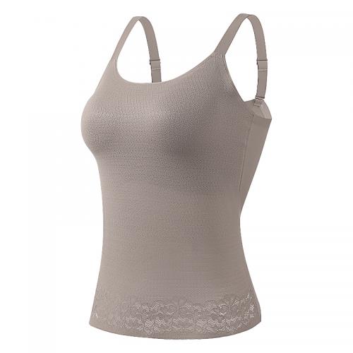 New breathable soft tank with lace trim up to I cup