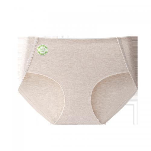 Seamless cotton panties mid waisted ladies briefs