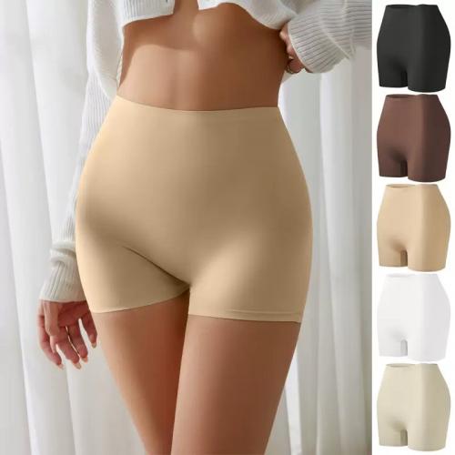 Mid-rise ice silk seamless women's classic boxer