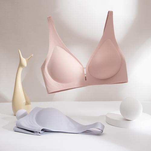  Women's wireless deep V bra with push up for summer