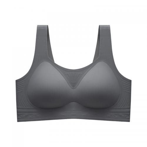Seamless comfortable soft support camisole bra with fixed cups
