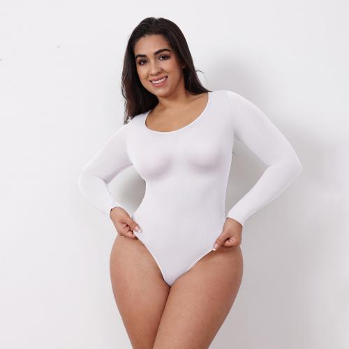 Women's long-sleeve bodysuit seamless body shaper with shaping effect