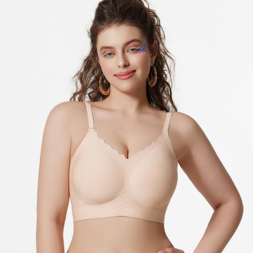 Women tank style jelly gel seamless bras with cross straps