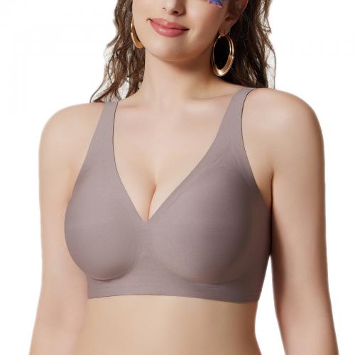 French style Jelly Gel seamless plus size soft support bralette for women