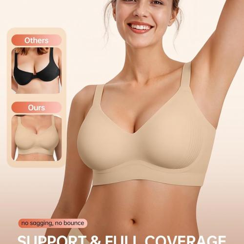 Supportive comfortable bra full coverage seamless bras for all day wear B2506