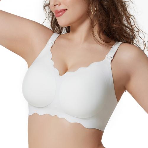 Wholesale Plus Size Wireless Comfort Breastfeeding Bra for Women N2408 