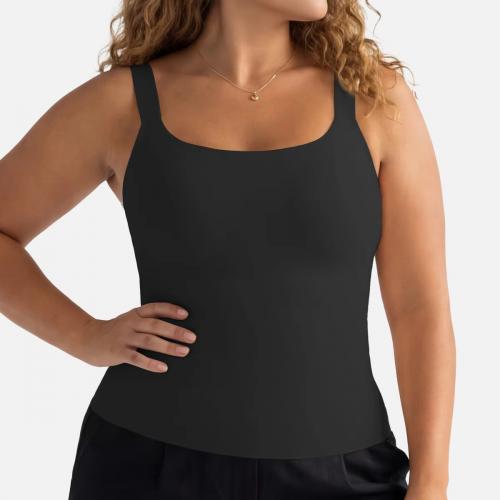 Seamless Tank with Wide Adjustable Straps Supports J cup V2403